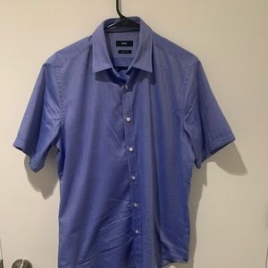 Mens Hugo Blue Boss Button Down